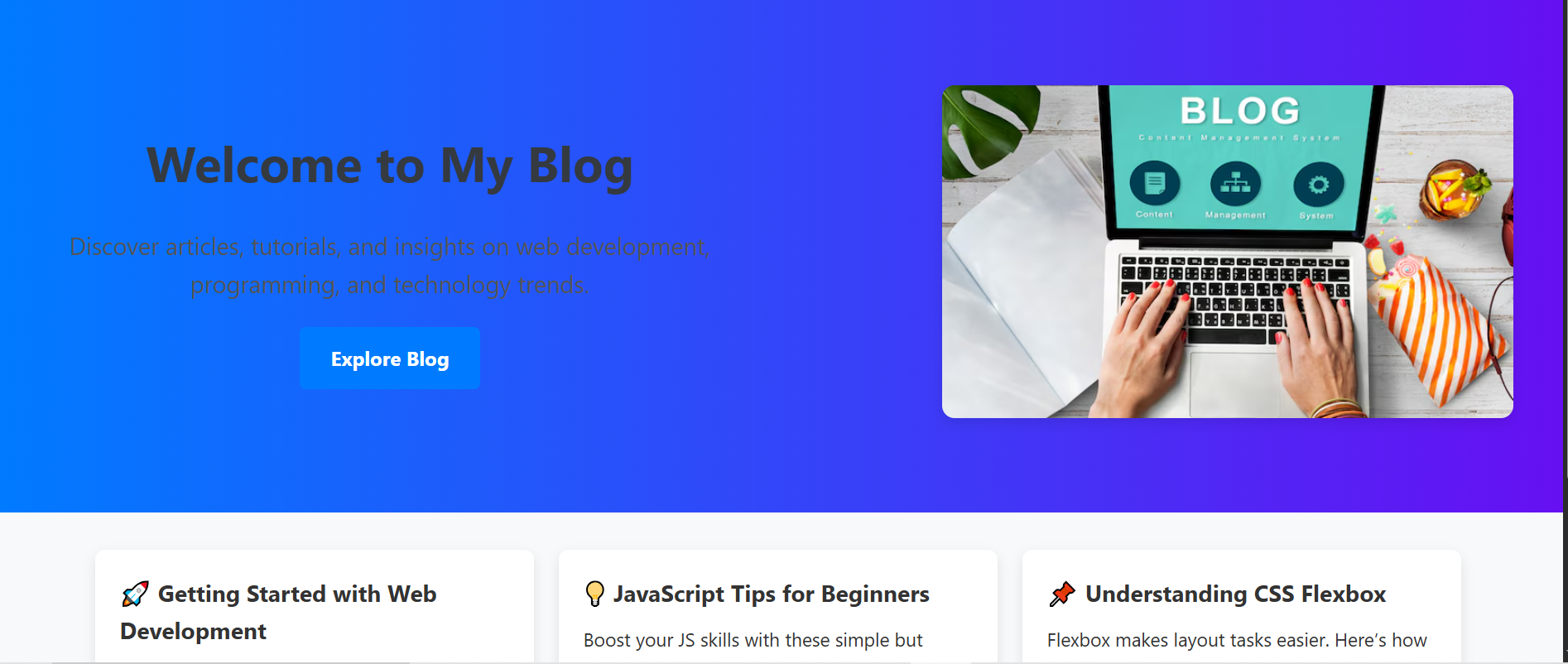 Blog Website Image
