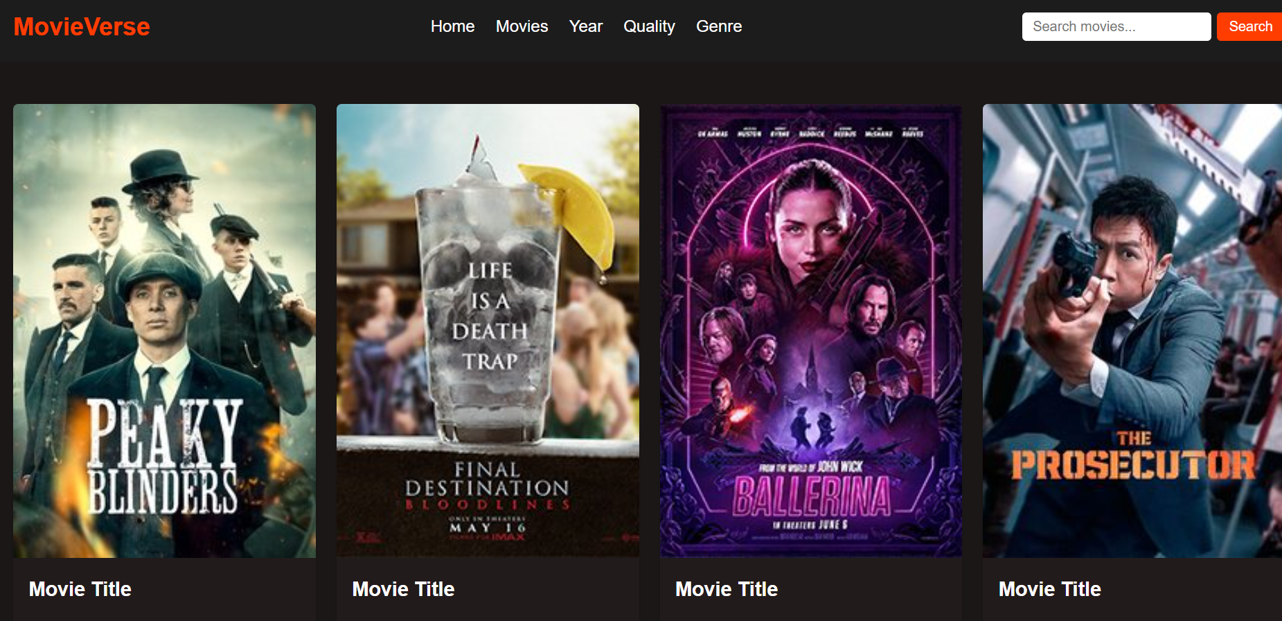 MovieVerse Project Image